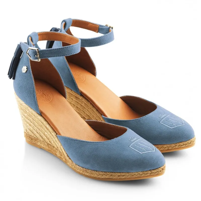 Fairfax and Favor Monaco Wedge Cornflower Blue-1